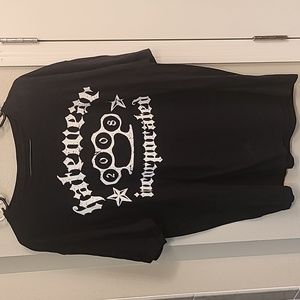 Mens Hatewear Incorporated Size XL 2008 brass knuckles, preowned Hatebreed jasta
